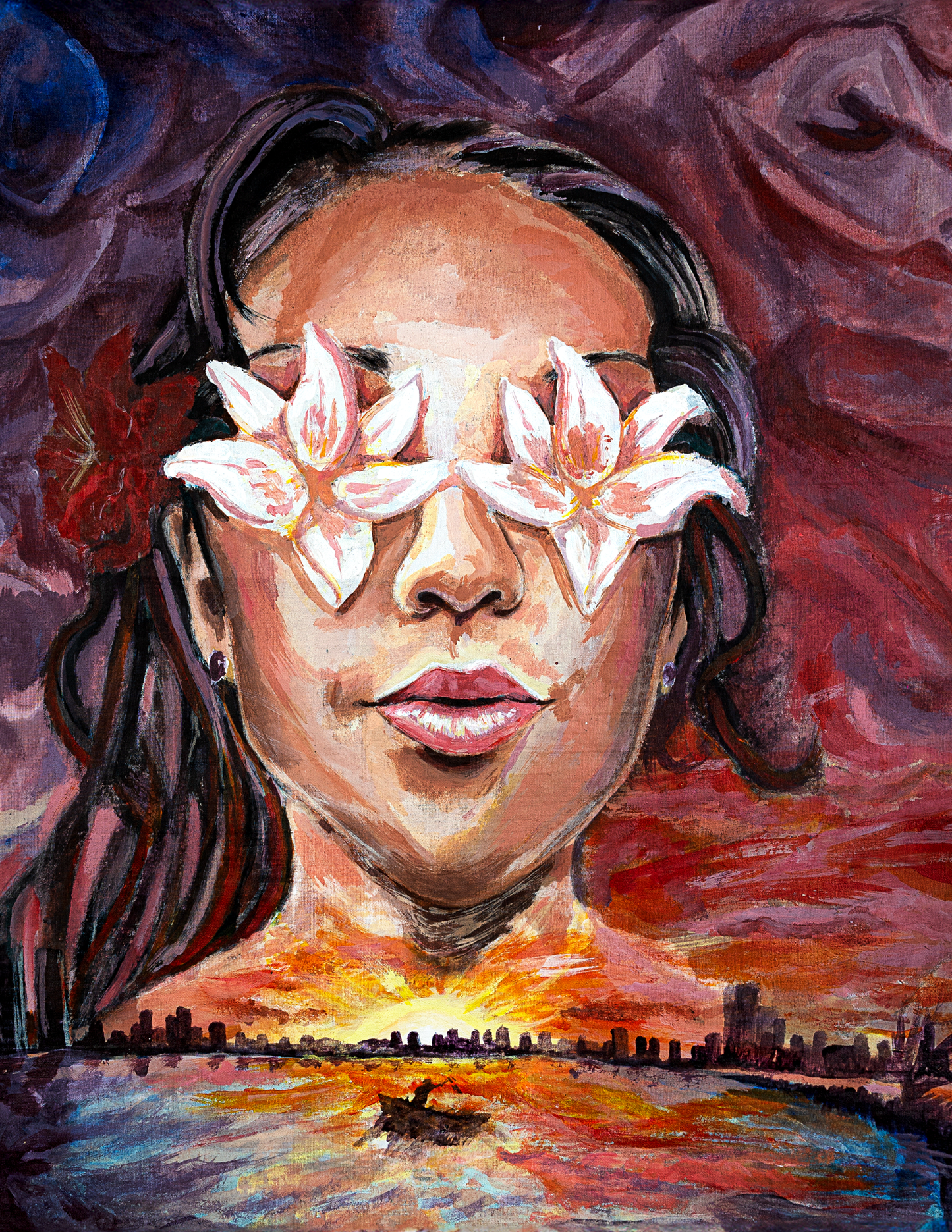 Flower Eyes - Original Artwork (SOLD)