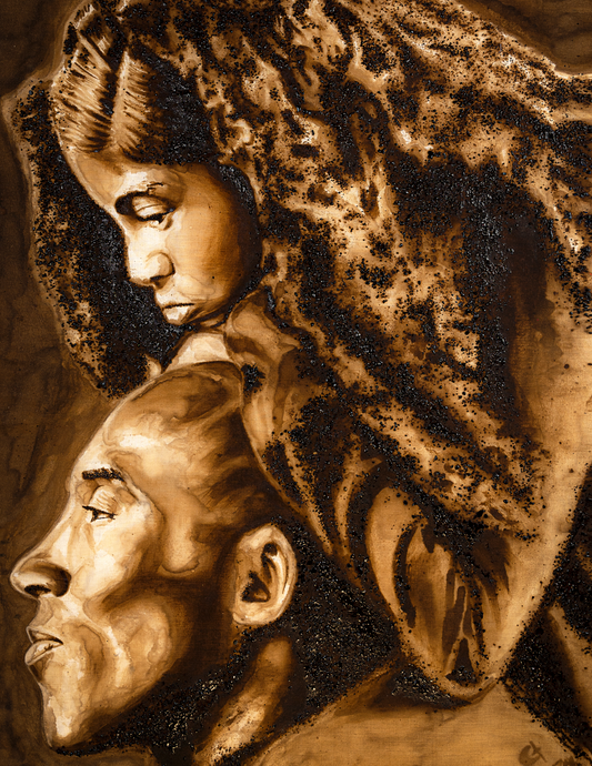 A Tribute to Kobe & Gigi - Original Artwork (Contact for Pricing)
